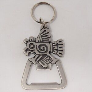 Partida Tequila Keychain Bottle Opener Spirit Bird Metal Portable Barware Advert